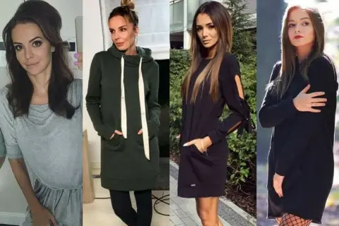 Sukienka dresowa z kapturem stylizacje – odkryj modne połączenia