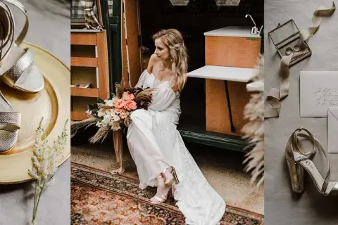 Jakie buty do sukni ślubnej boho? Wybierz idealny model na swój ślub