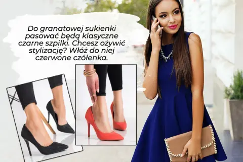 Jakie buty do szafirowej sukienki, aby wyglądać olśniewająco?